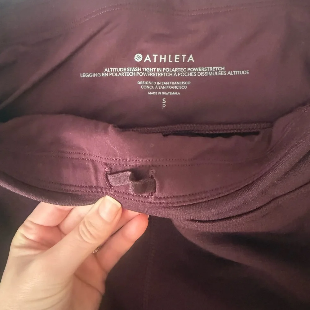 Athleta Cabernet altitude polartec leggings - Picture 7 of 9